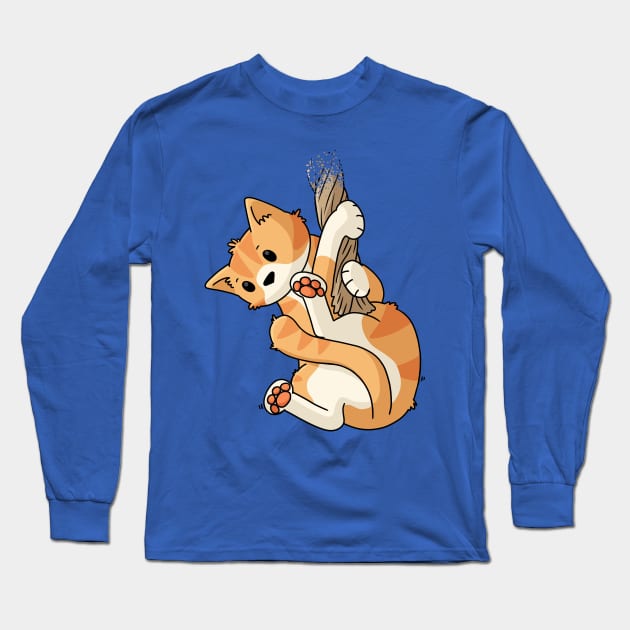 Oh Crap Long Sleeve T-Shirt by Doodlecats 